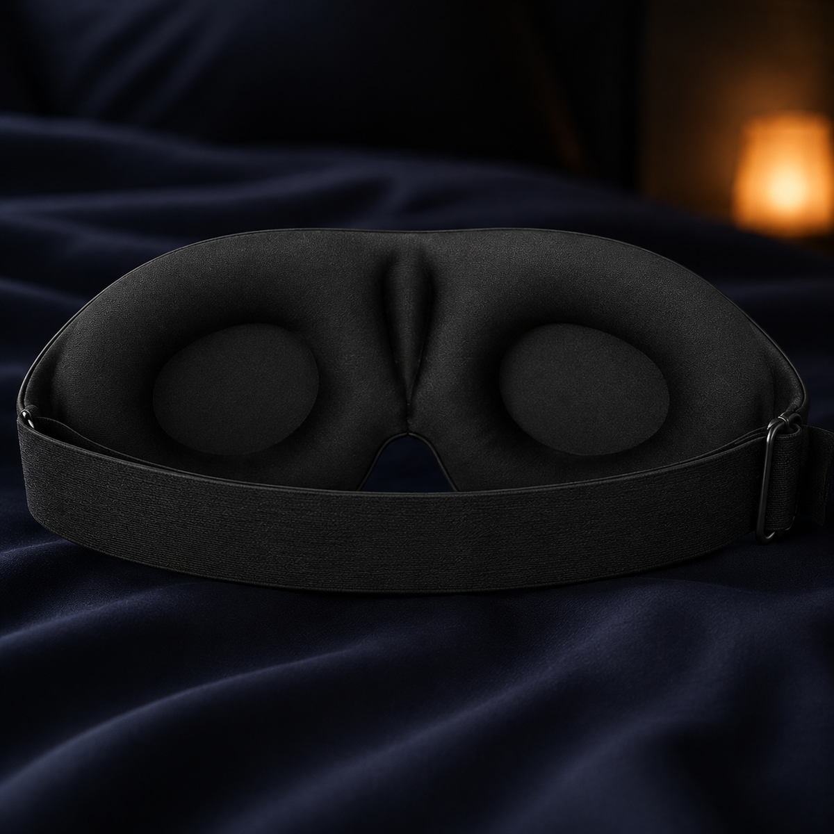 The moulded eye recesses and nose opening inside Nightfall
